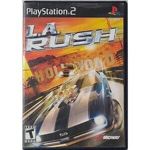 LA Rush PlayStation 2 PS2 Replacement Case and Manual Only No Game Disc